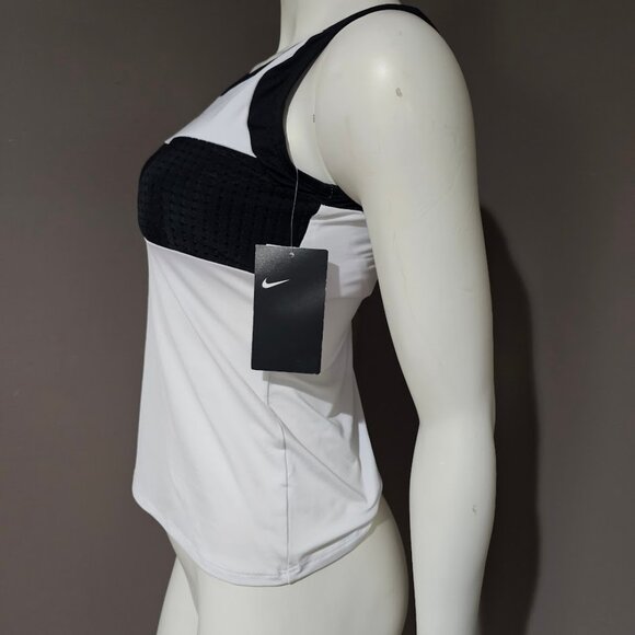 Nike Sport Mesh Scoop-Neck Tankini Swim Top - Picture 2 of 9